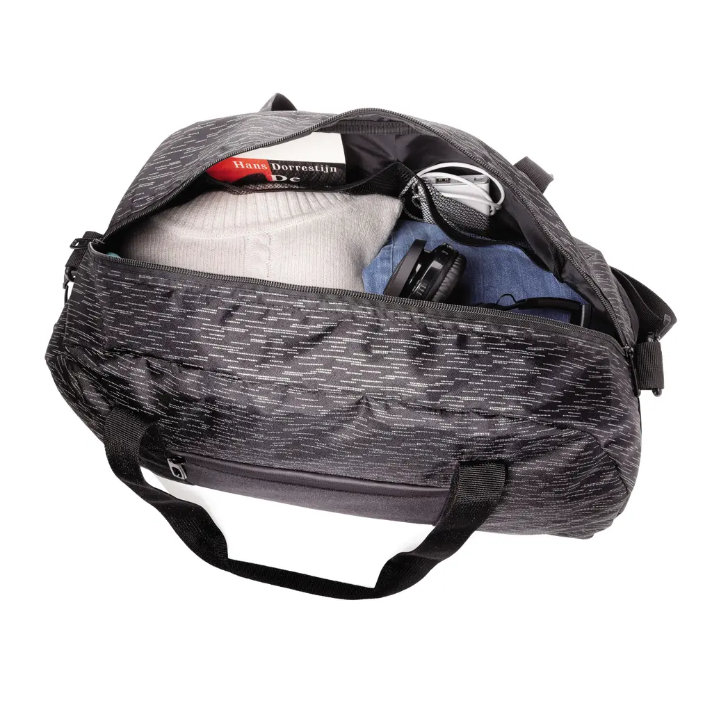 Reflektirajuća vikend torba AWARE™ RPET P707.08 black-6