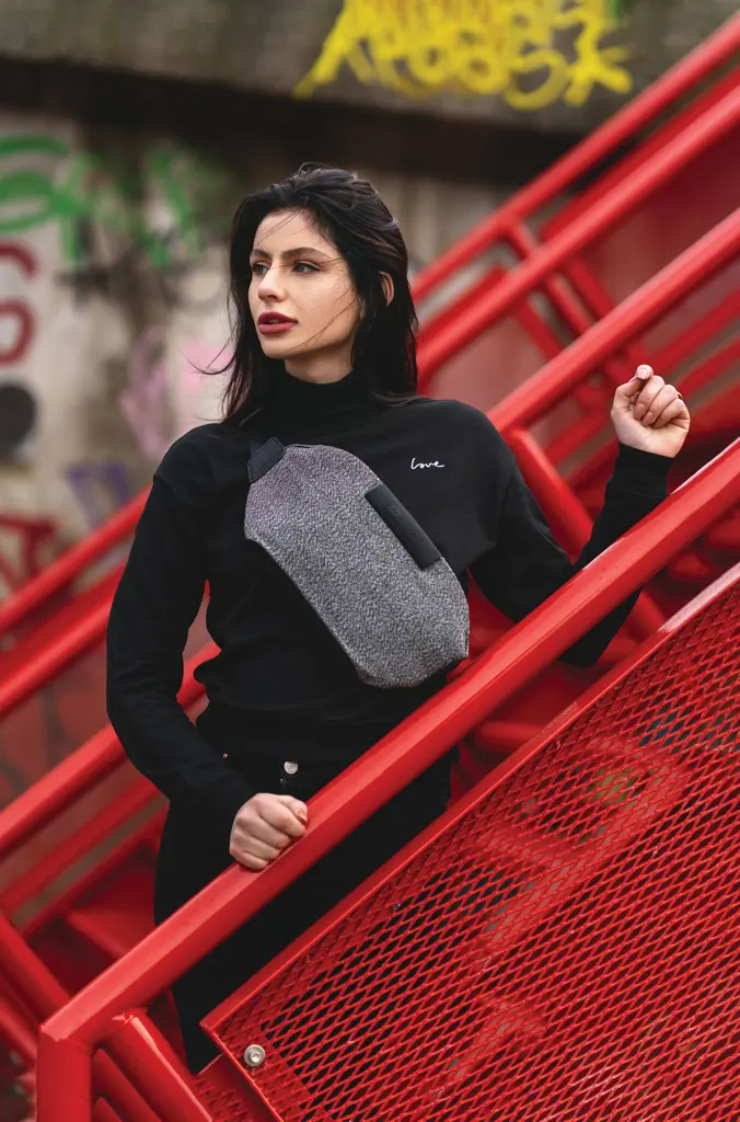 Torbica oko struka Bumbag P730.06 grey-43