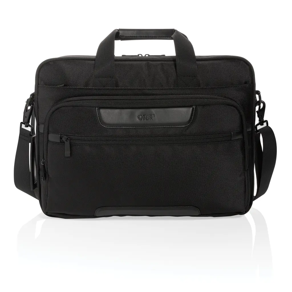 Torba za laptop 15,6" Swiss Peak RPET Voyager RFID P732.07 black-2