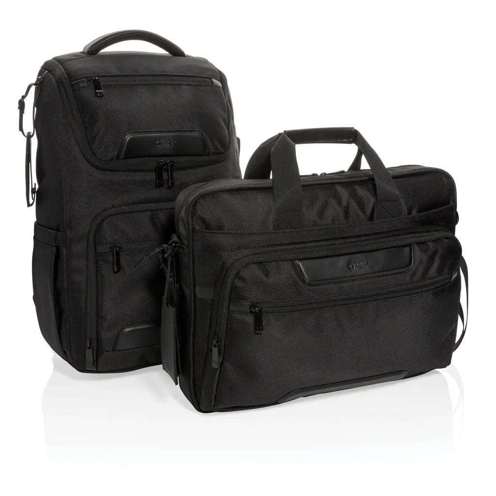 Torba za laptop 15,6" Swiss Peak RPET Voyager RFID P732.07 black-11