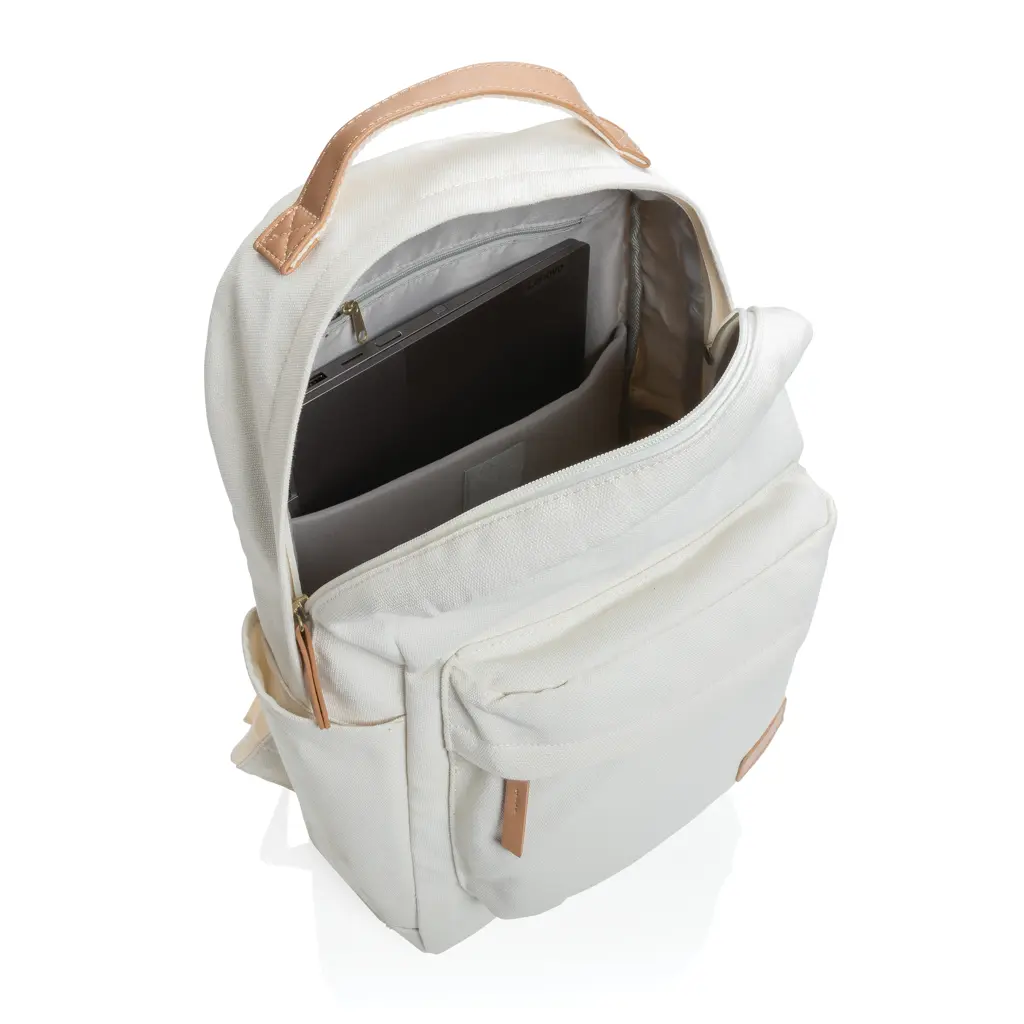 Ruksak od recikliranog platna Impact AWARE™ P760.22 off white-6