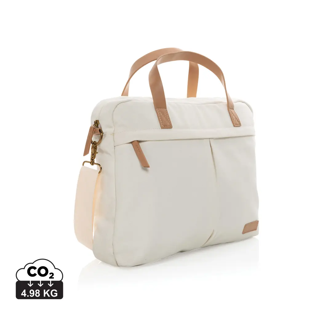 Torba za laptop od recikliranog platna Impact AWARE™ P760.23 off white-0