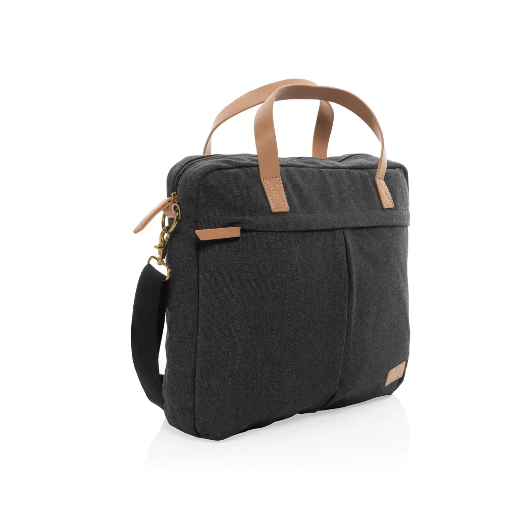 Torba za laptop od recikliranog platna Impact AWARE™ P760.23 black-1