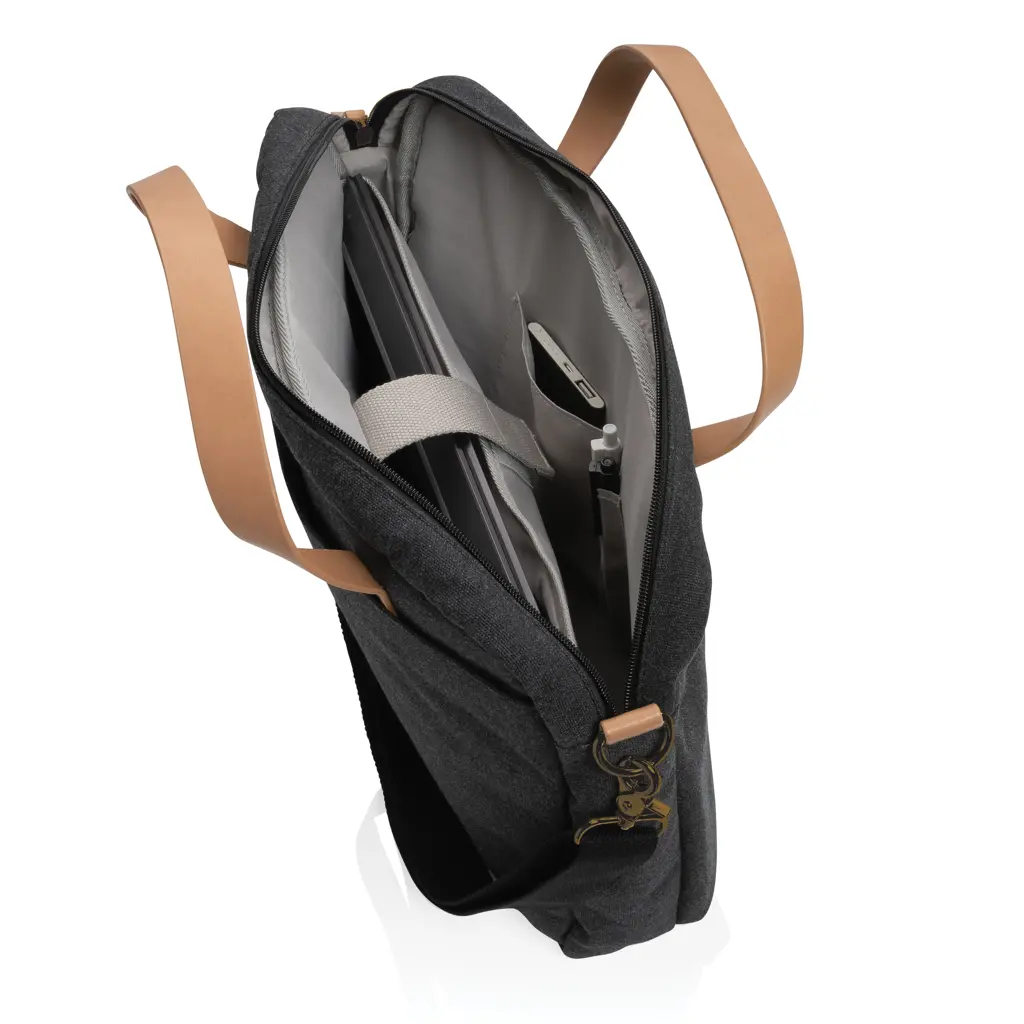 Torba za laptop od recikliranog platna Impact AWARE™ P760.23 black-6