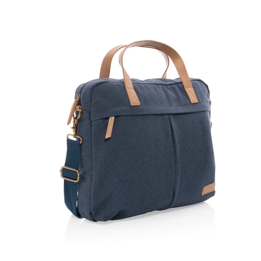 Torba za laptop od recikliranog platna Impact AWARE™ P760.23 blue-1