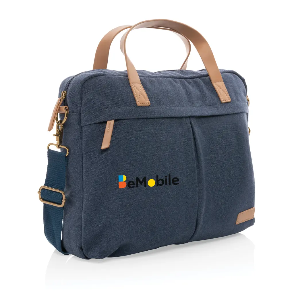 Torba za laptop od recikliranog platna Impact AWARE™ P760.23 blue-3