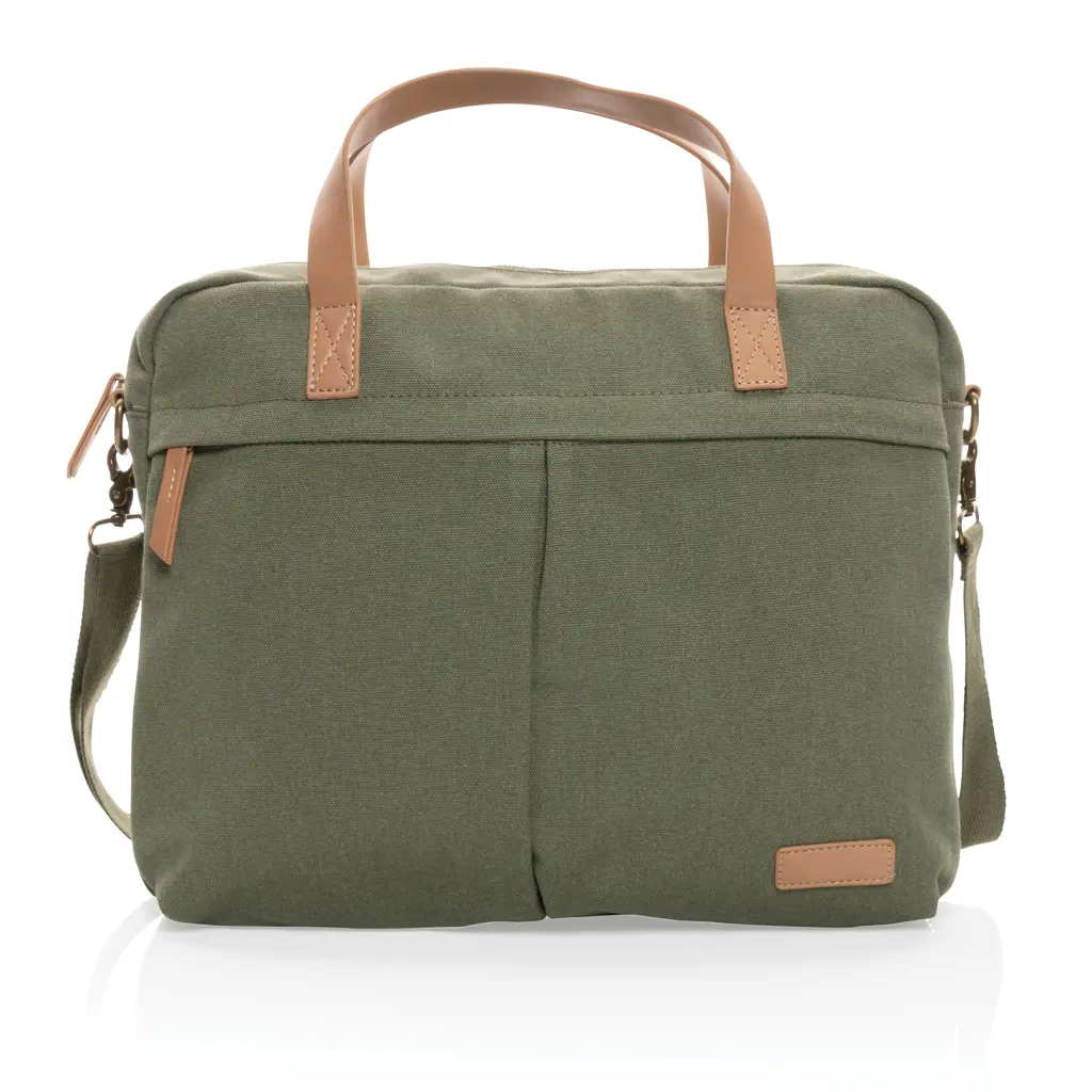 Torba za laptop od recikliranog platna Impact AWARE™ P760.23 green-2