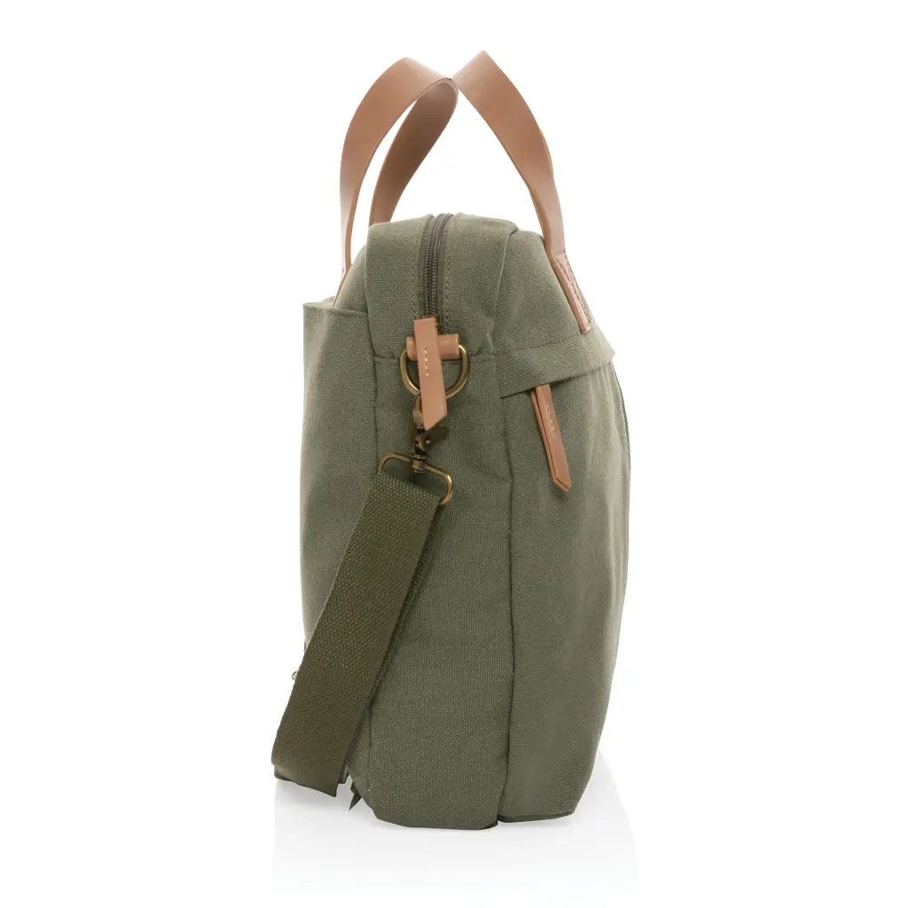 Torba za laptop od recikliranog platna Impact AWARE™ P760.23 green-4