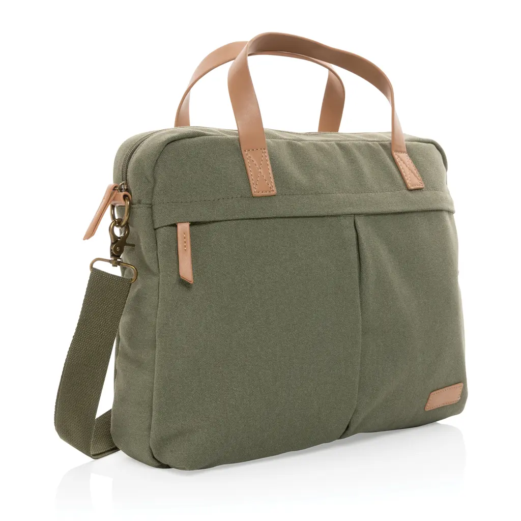 Torba za laptop od recikliranog platna Impact AWARE™ P760.23 green-7