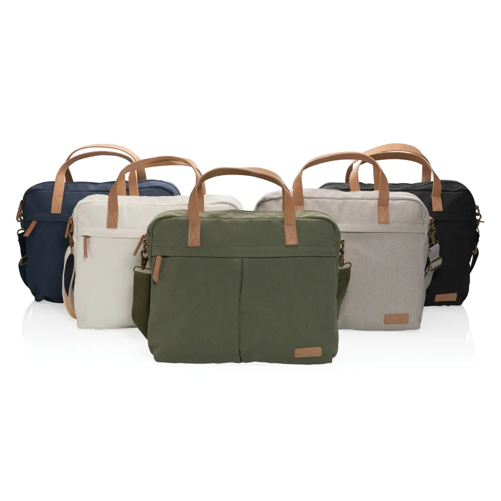Torba za laptop od recikliranog platna Impact AWARE™ P760.23 green-9