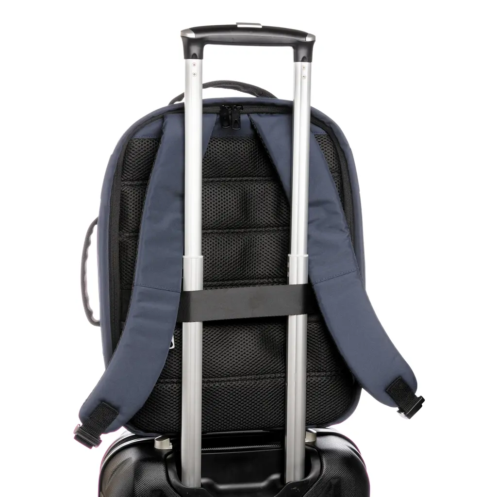 Ruksak za laptop od 15,6" protiv krađe Impact AWARE™ RPET P762.00 navy-9