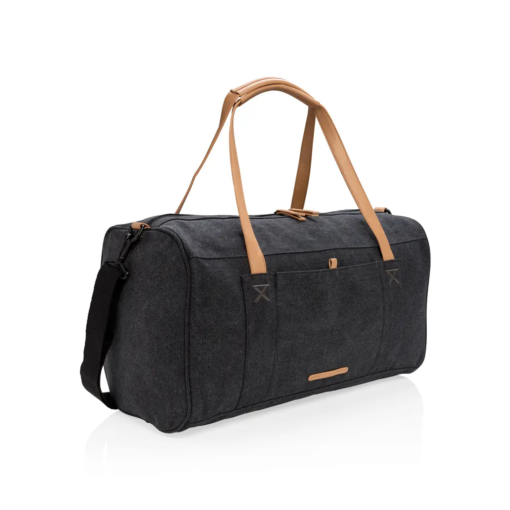 Platnena putna/vikend torba P762.47 black-1