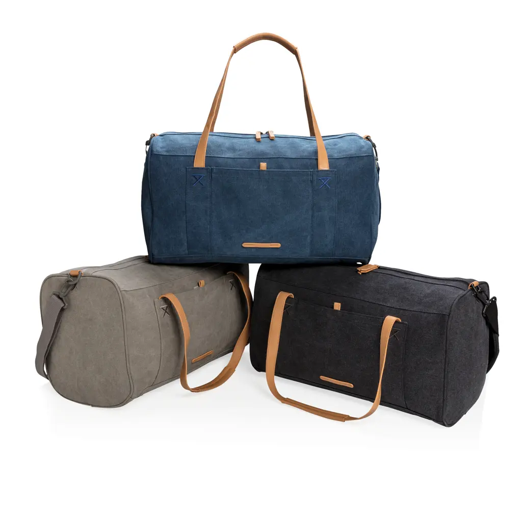 Platnena putna/vikend torba P762.47 black-7
