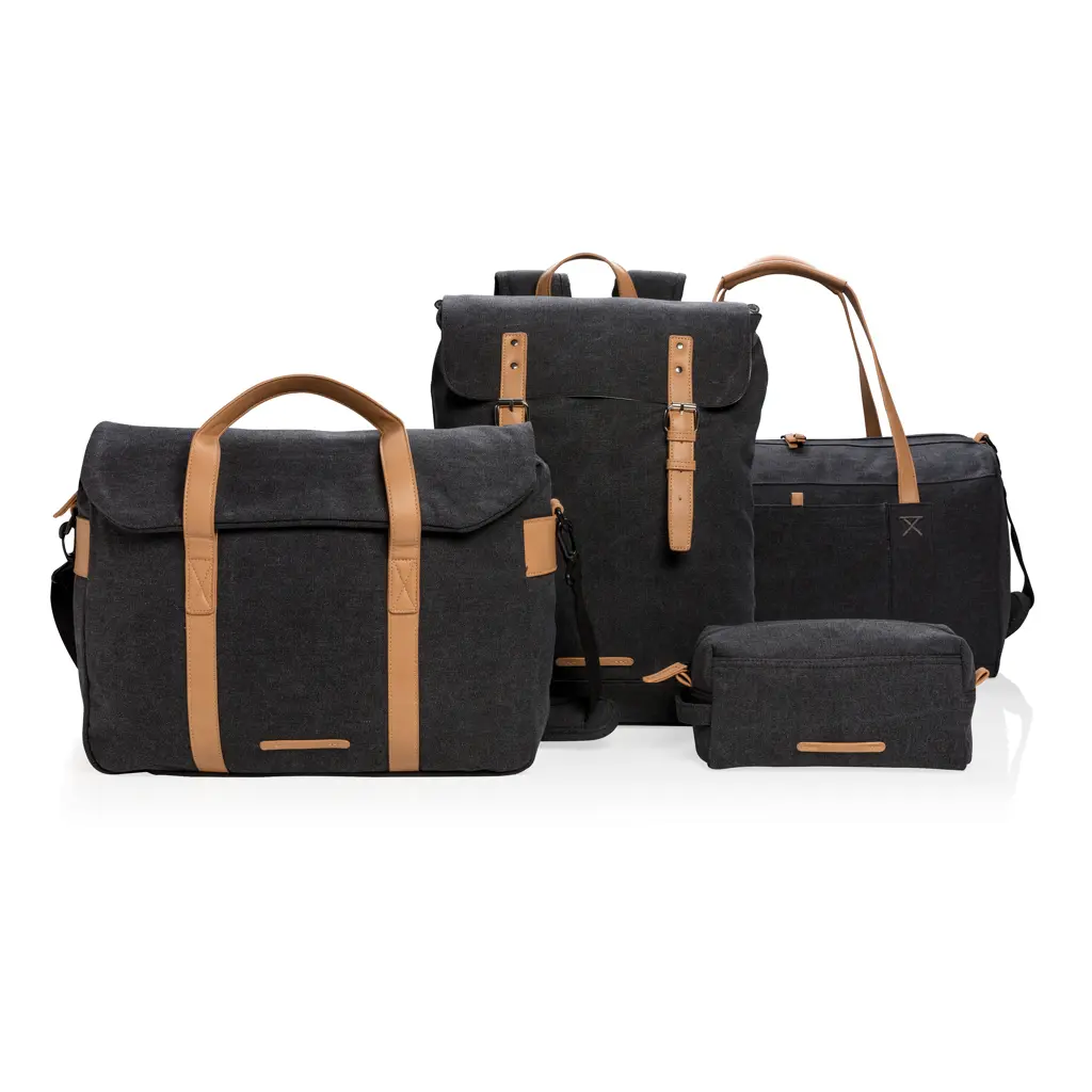 Platnena putna/vikend torba P762.47 black-8