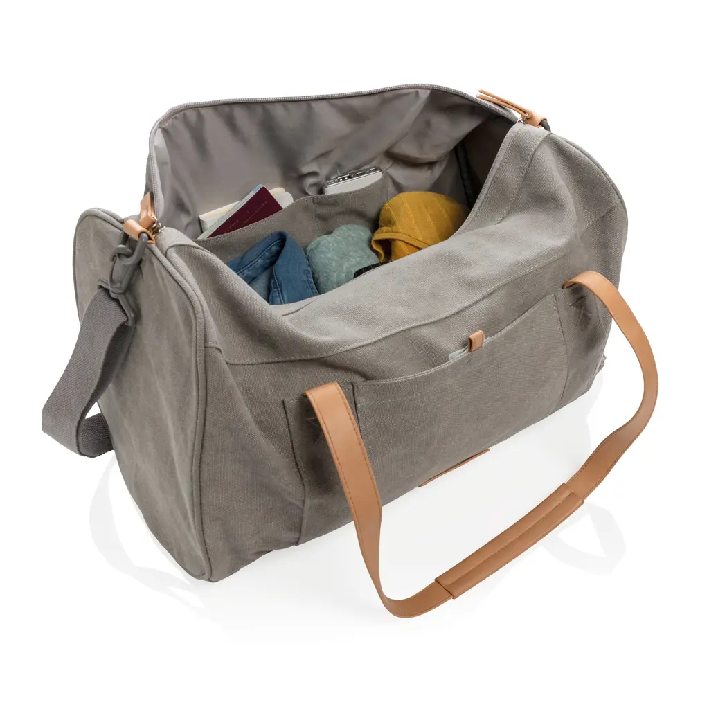 Platnena putna/vikend torba P762.47 grey-6