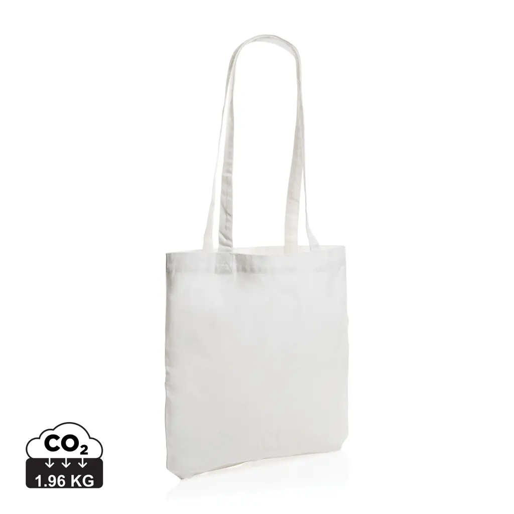 Vrećica za kupovinu od recikliranog pamuka 330 g/m² Impact AWARE™ P762.54 white-0