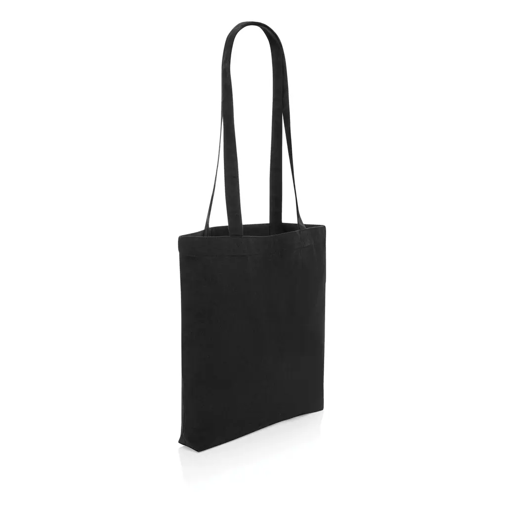 Vrećica za kupovinu od recikliranog pamuka 330 g/m² Impact AWARE™ P762.54 black-3