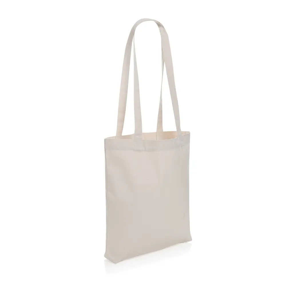 Vrećica za kupovinu od recikliranog pamuka 330 g/m² Impact AWARE™ P762.54 off white-3