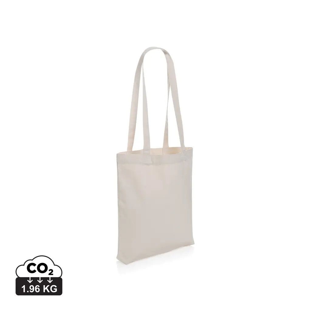 Vrećica za kupovinu od recikliranog pamuka 330 g/m² Impact AWARE™ P762.54 off white-1