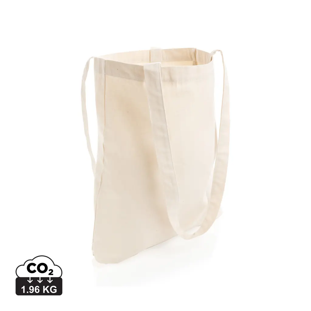 Vrećica za kupovinu od recikliranog pamuka 330 g/m² Impact AWARE™ P762.54 off white-0