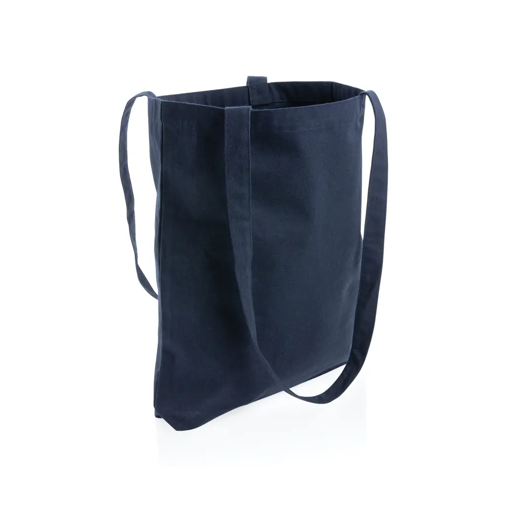 Vrećica za kupovinu od recikliranog pamuka 330 g/m² Impact AWARE™ P762.54 navy-2