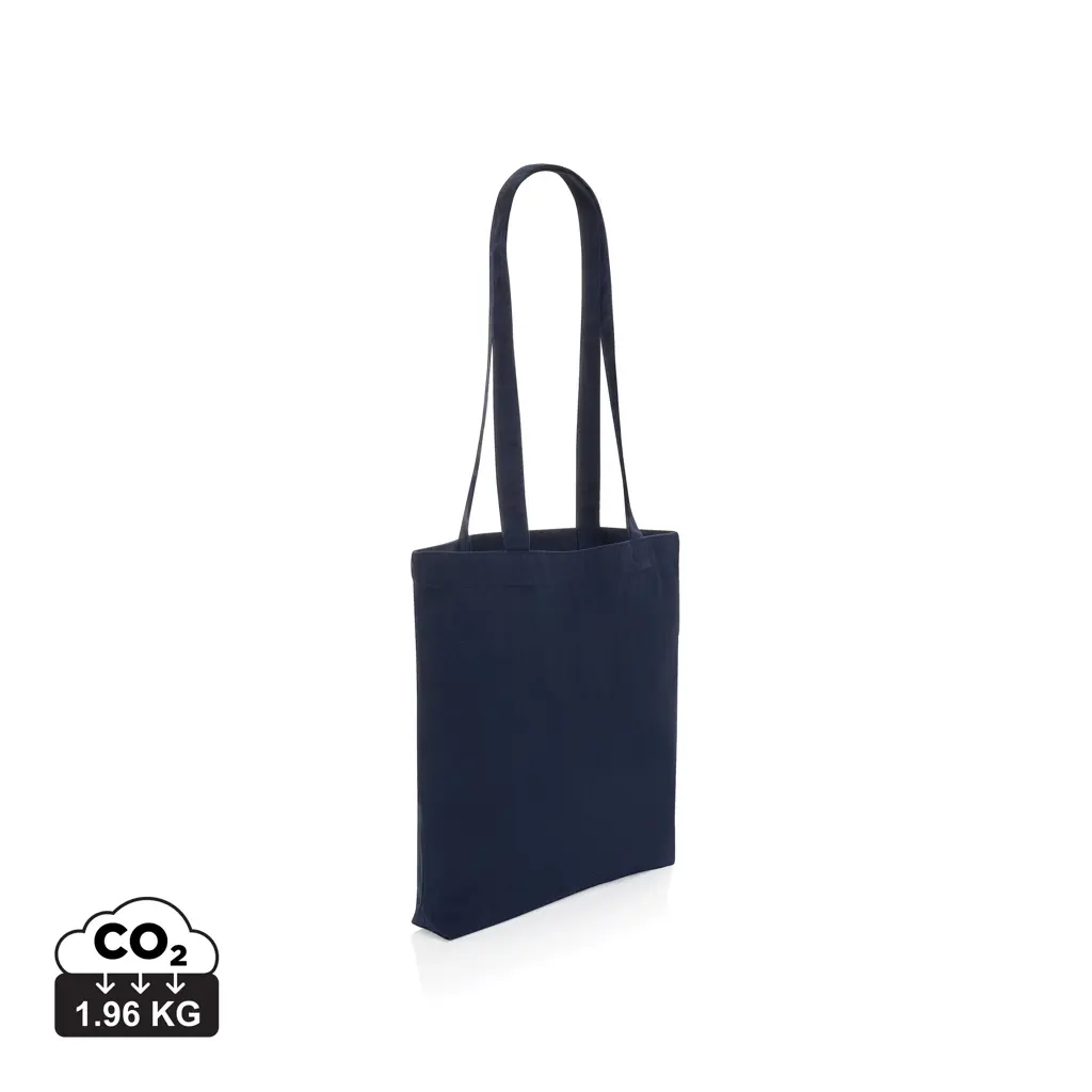Vrećica za kupovinu od recikliranog pamuka 330 g/m² Impact AWARE™ P762.54 navy-1