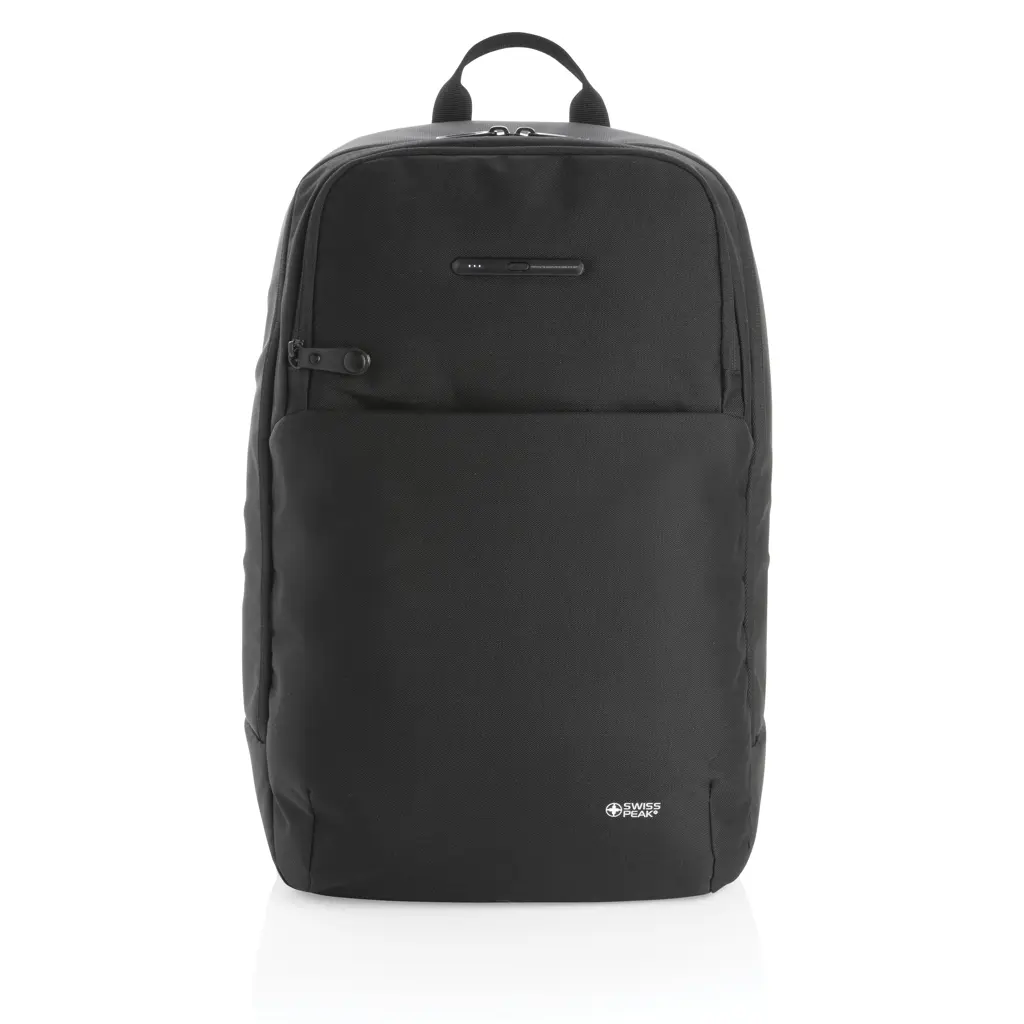 Ruksak za laptop s UV-C džepom za sterilizator Swiss Peak Heritage P762.55 black-2