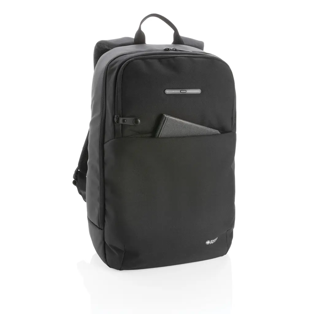 Ruksak za laptop s UV-C džepom za sterilizator Swiss Peak Heritage P762.55 black-6