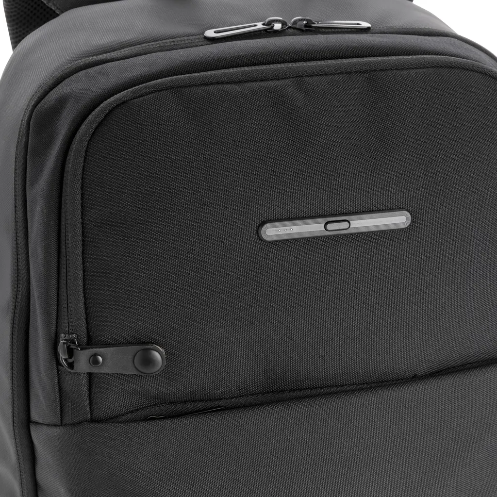 Ruksak za laptop s UV-C džepom za sterilizator Swiss Peak Heritage P762.55 black-8