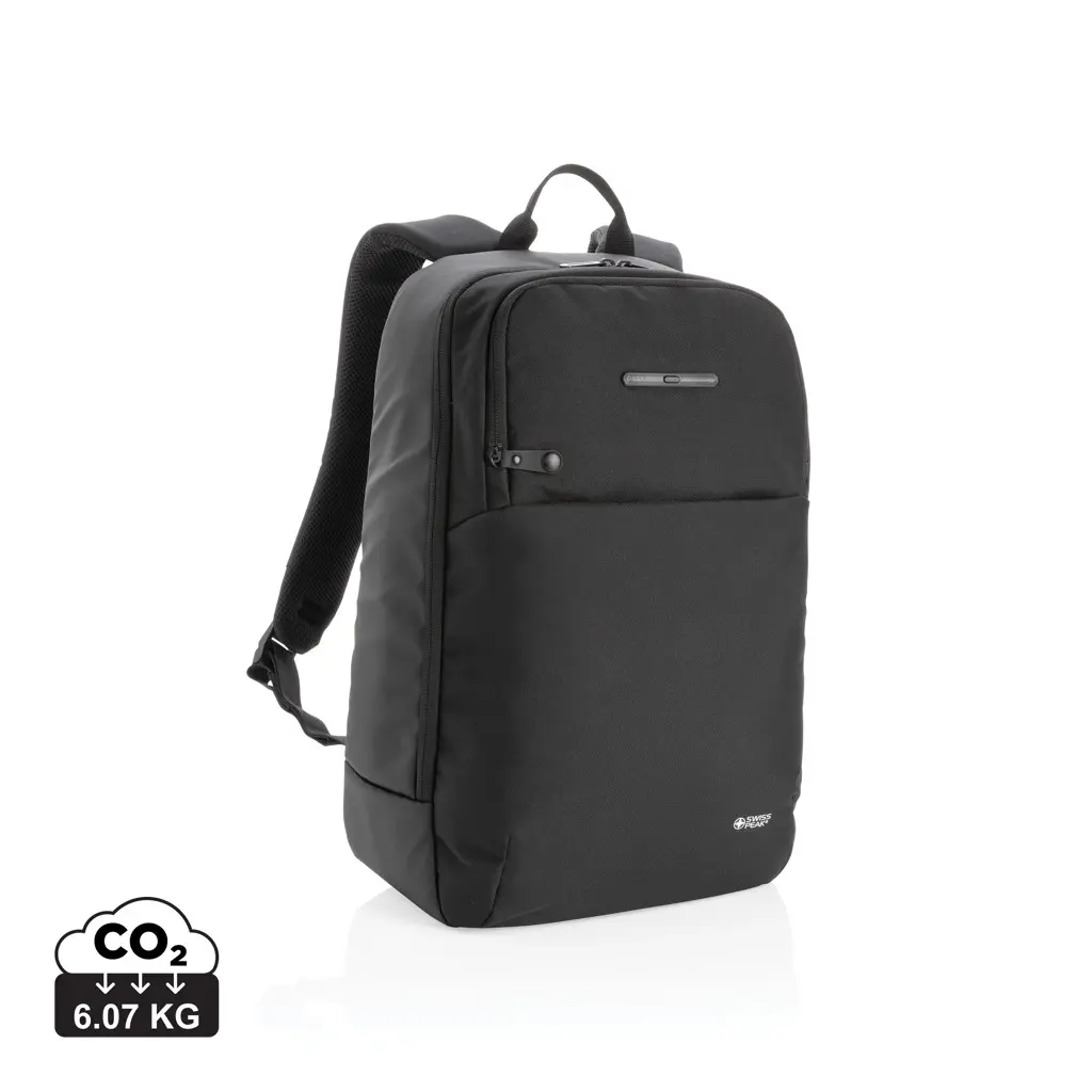 Ruksak za laptop s UV-C džepom za sterilizator Swiss Peak Heritage P762.55 black-0