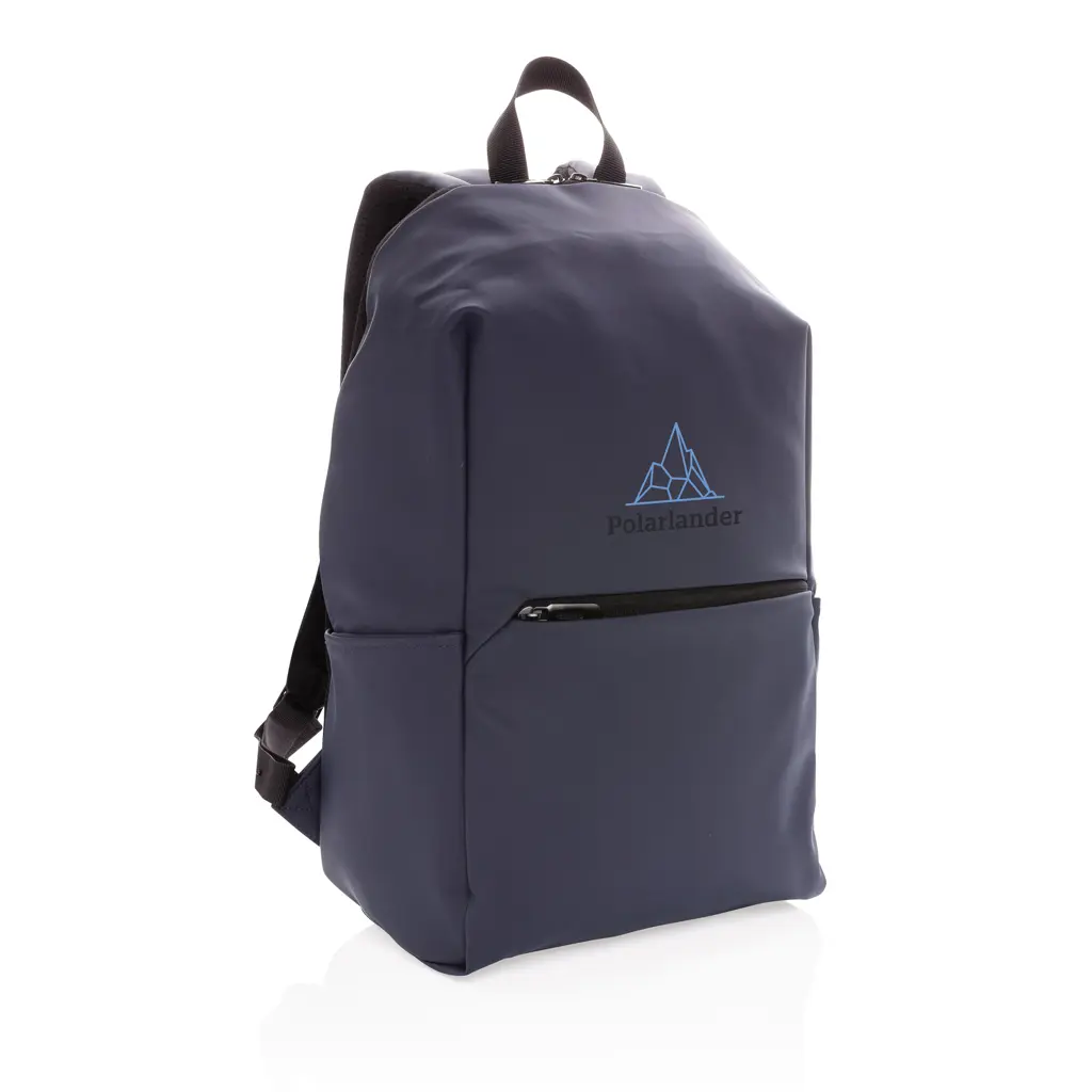 Ruksak za laptop 15,6'' od umjetne kože P762.57 navy-3