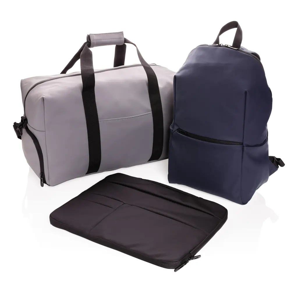 Ruksak za laptop 15,6'' od umjetne kože P762.57 navy-10