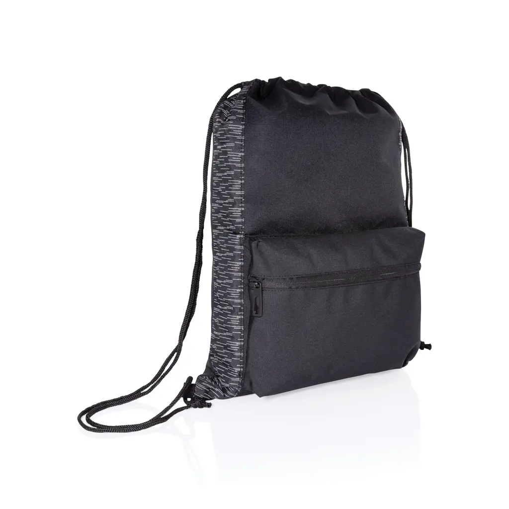 Ruksak s reflektirajućom vezicom AWARE™ RPET P762.59 black-1