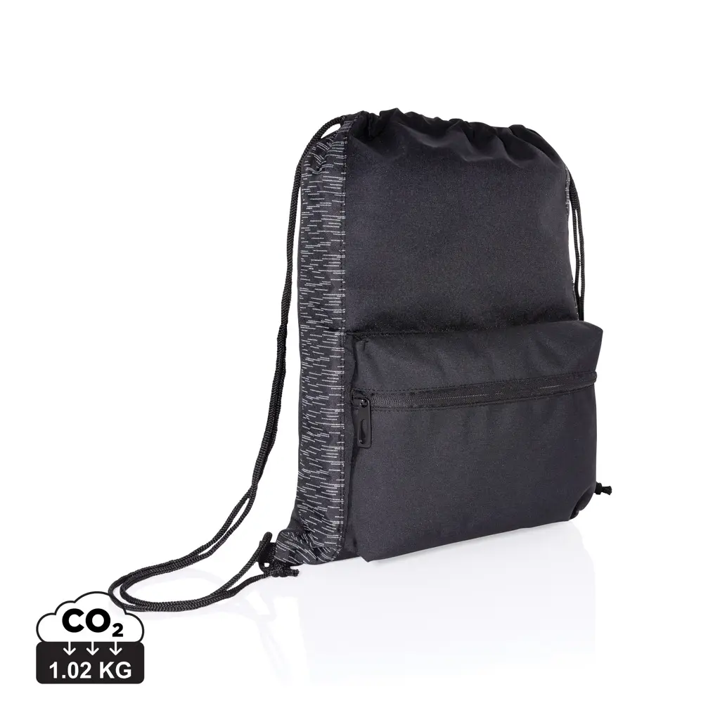 Ruksak s reflektirajućom vezicom AWARE™ RPET P762.59 black-0