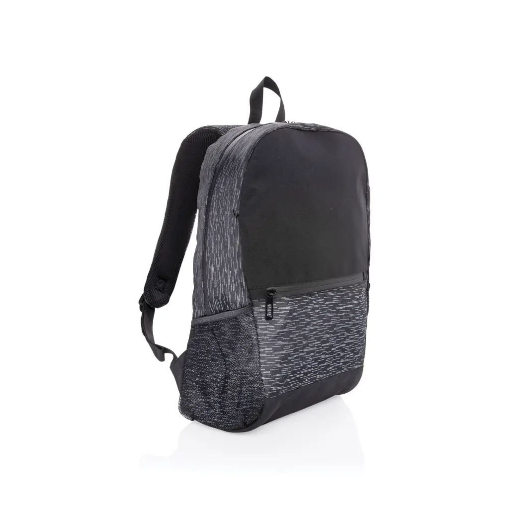 Reflektirajući ruksak za laptop AWARE™ RPET P762.60 black-1