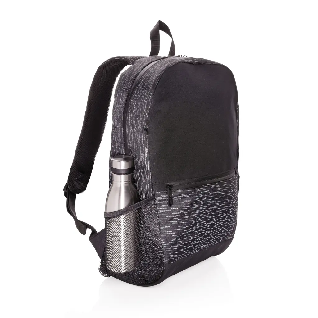 Reflektirajući ruksak za laptop AWARE™ RPET P762.60 black-2