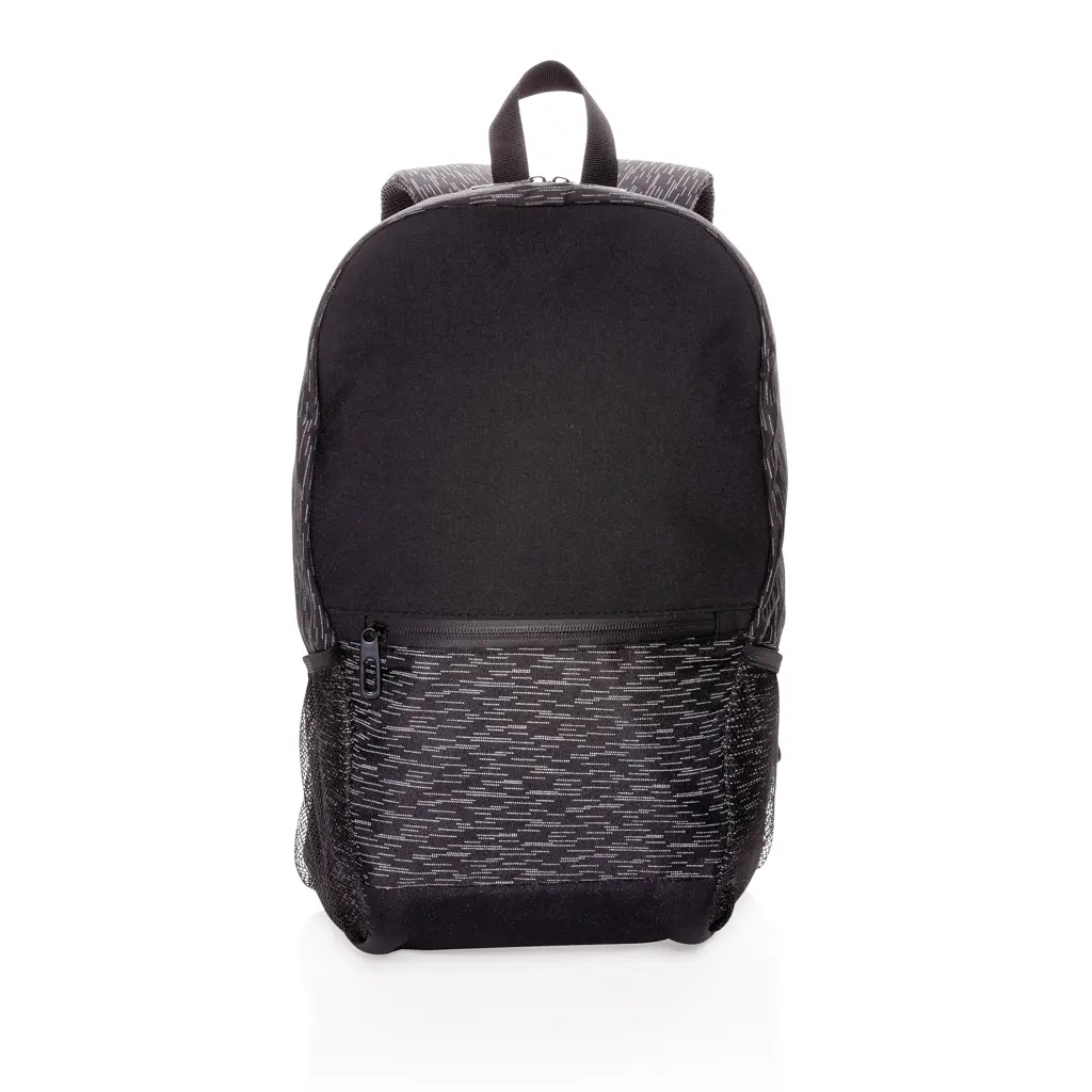 Reflektirajući ruksak za laptop AWARE™ RPET P762.60 black-4