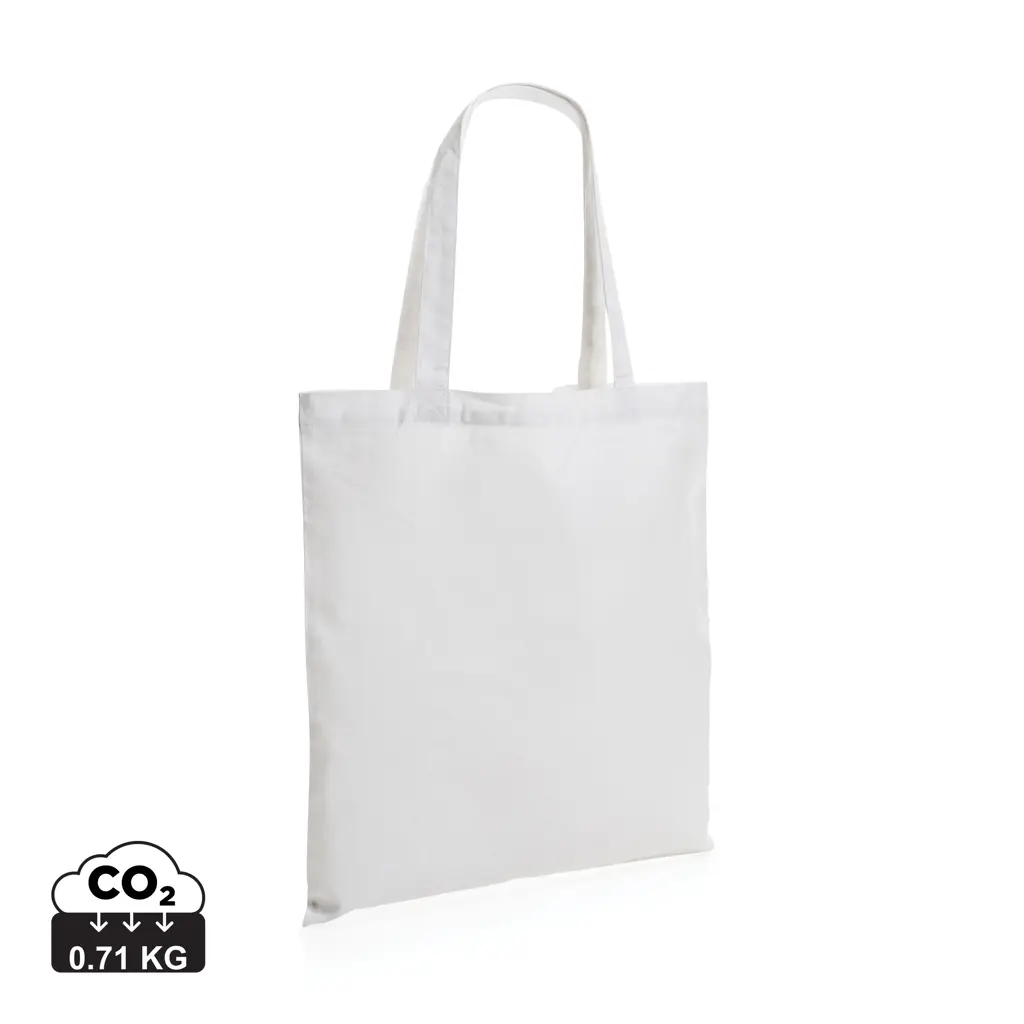 Vrećica za kupovinu od recikliranog pamuka 145 g Impact AWARE™ P762.62 white-0