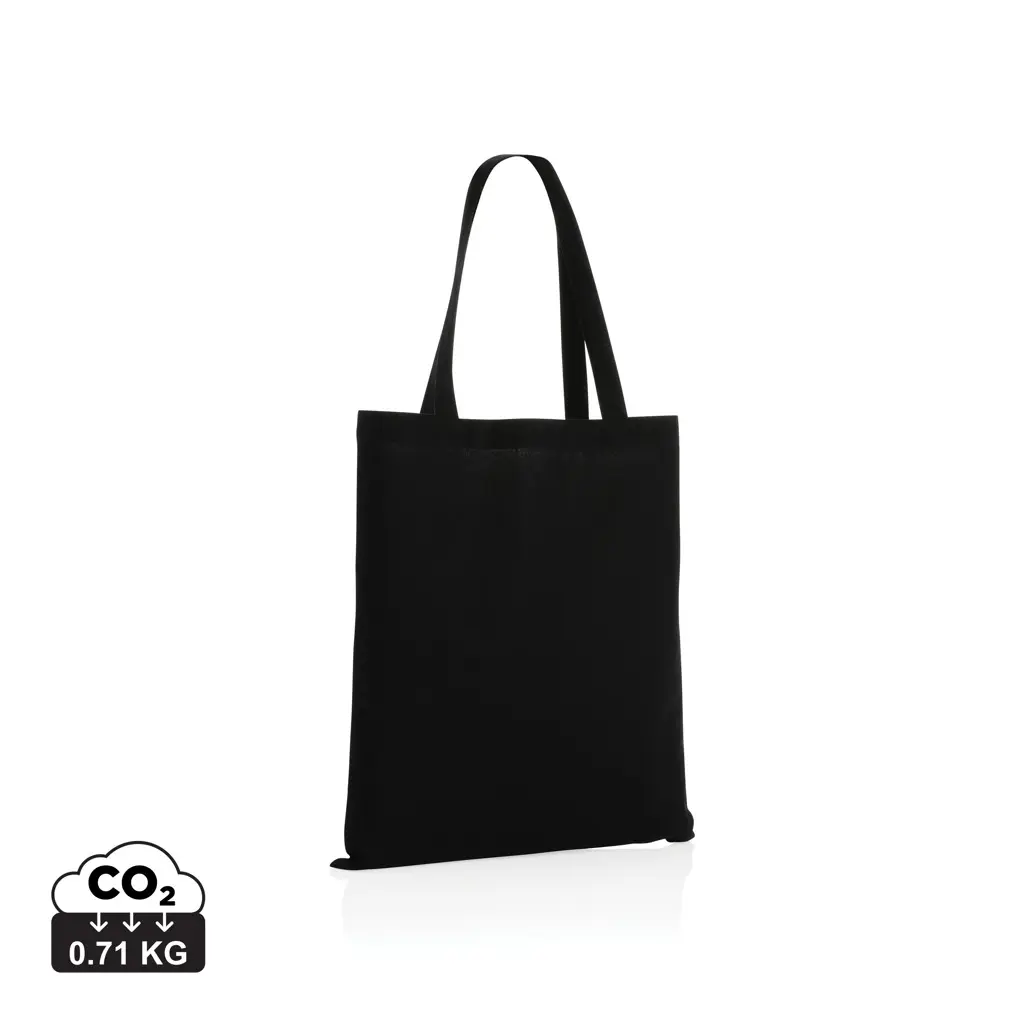 Vrećica za kupovinu od recikliranog pamuka 145 g Impact AWARE™ P762.62 black-0