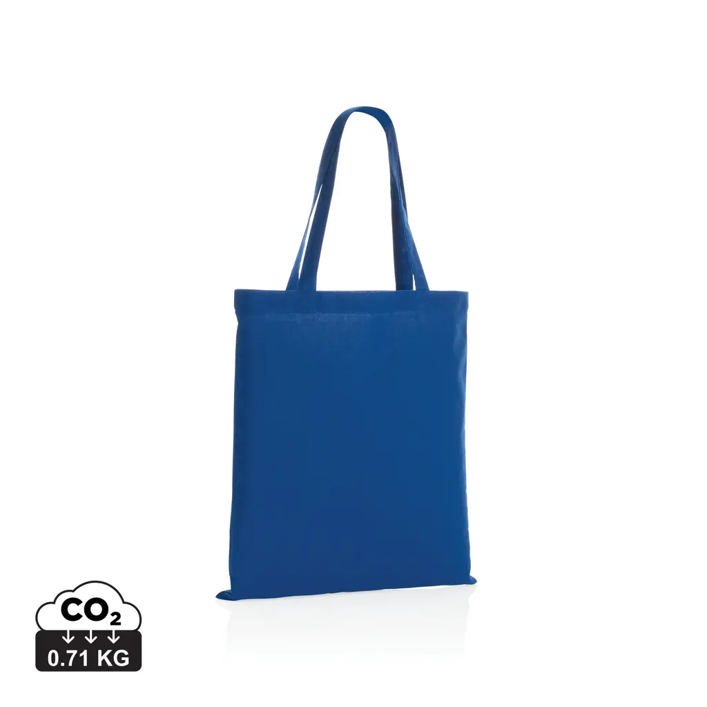 Vrećica za kupovinu od recikliranog pamuka 145 g Impact AWARE™ P762.62 blue-0