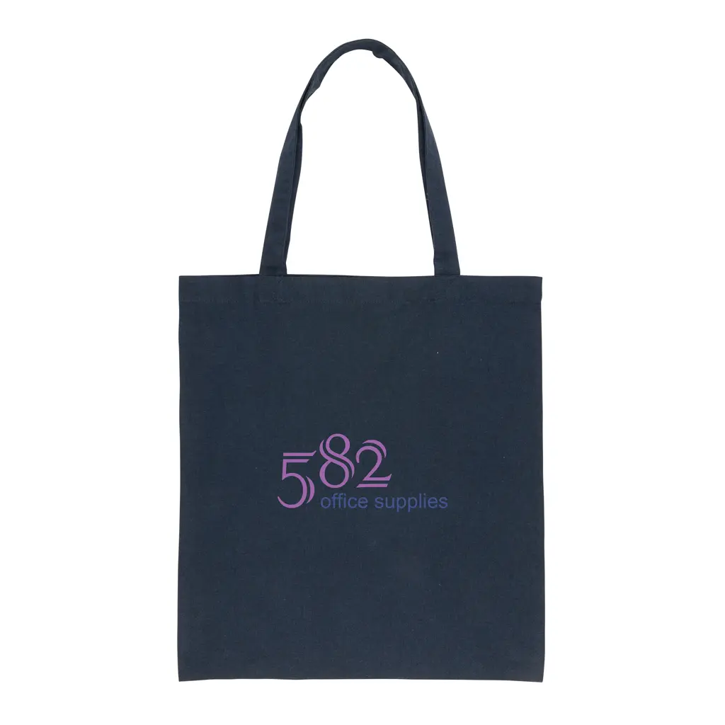 Vrećica za kupovinu od recikliranog pamuka 145 g Impact AWARE™ P762.62 navy-3
