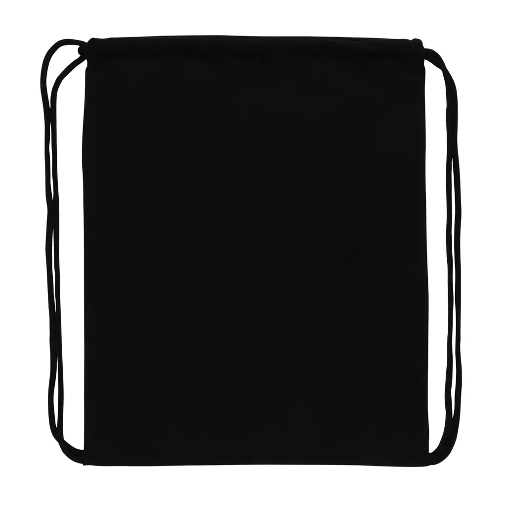 Ruksak s vezicama od recikliranog pamuka 145 g P762.63 black-2