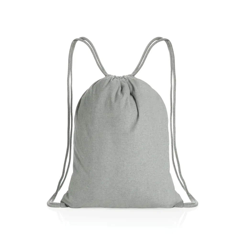 Ruksak s vezicama od recikliranog pamuka 145 g P762.63 grey-1