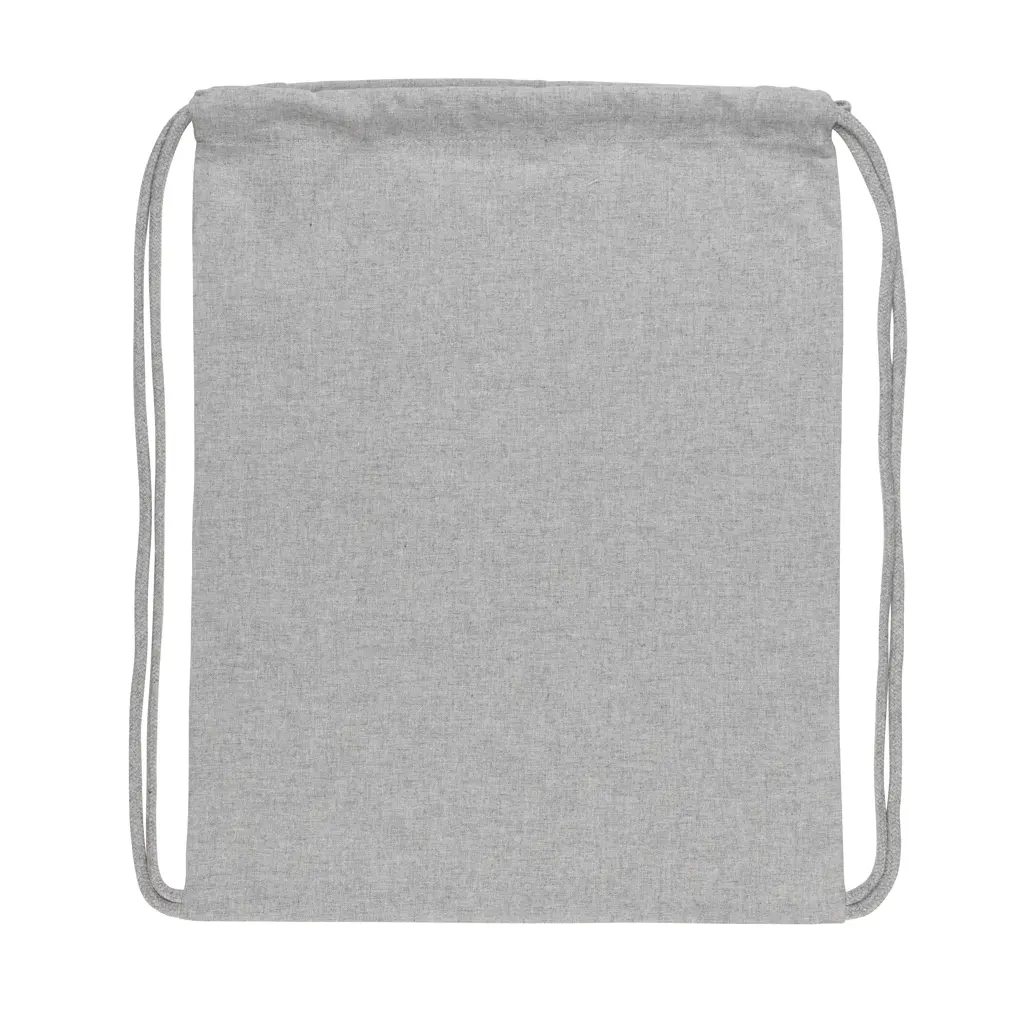 Ruksak s vezicama od recikliranog pamuka 145 g P762.63 grey-2