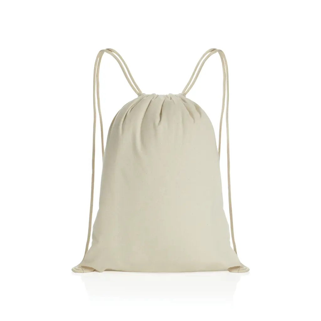 Ruksak s vezicama od recikliranog pamuka 145 g P762.63 off white-1