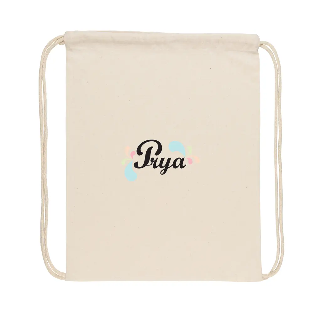 Ruksak s vezicama od recikliranog pamuka 145 g P762.63 off white-3