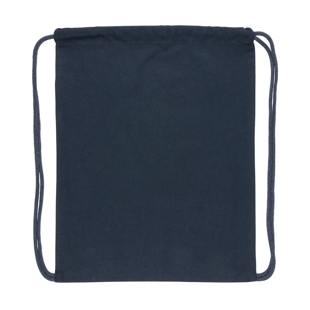 Ruksak s vezicama od recikliranog pamuka 145 g P762.63 navy-2