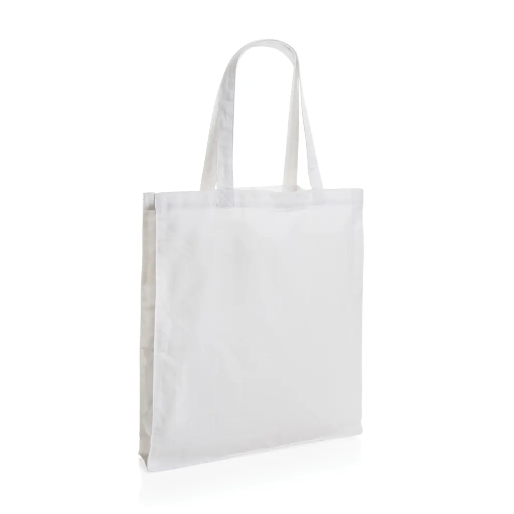 Torba od recikliranog pamuka s dnom 145 g Impact AWARE™ P762.64 white-1
