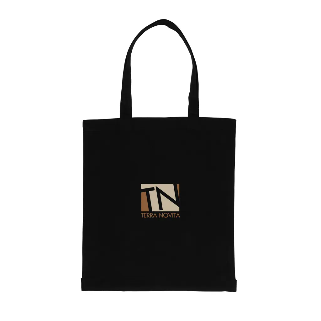 Torba od recikliranog pamuka s dnom 145 g Impact AWARE™ P762.64 black-3