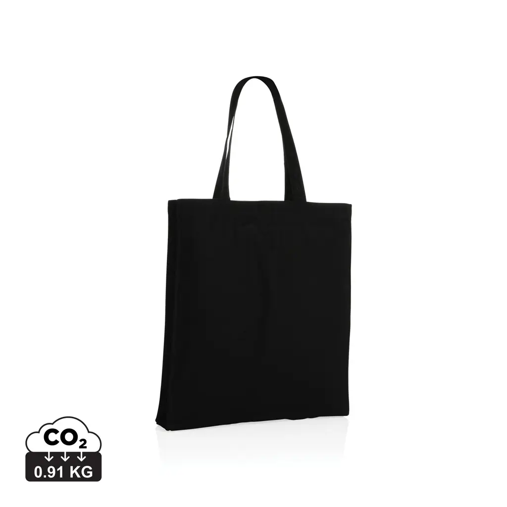 Torba od recikliranog pamuka s dnom 145 g Impact AWARE™ P762.64 black-0
